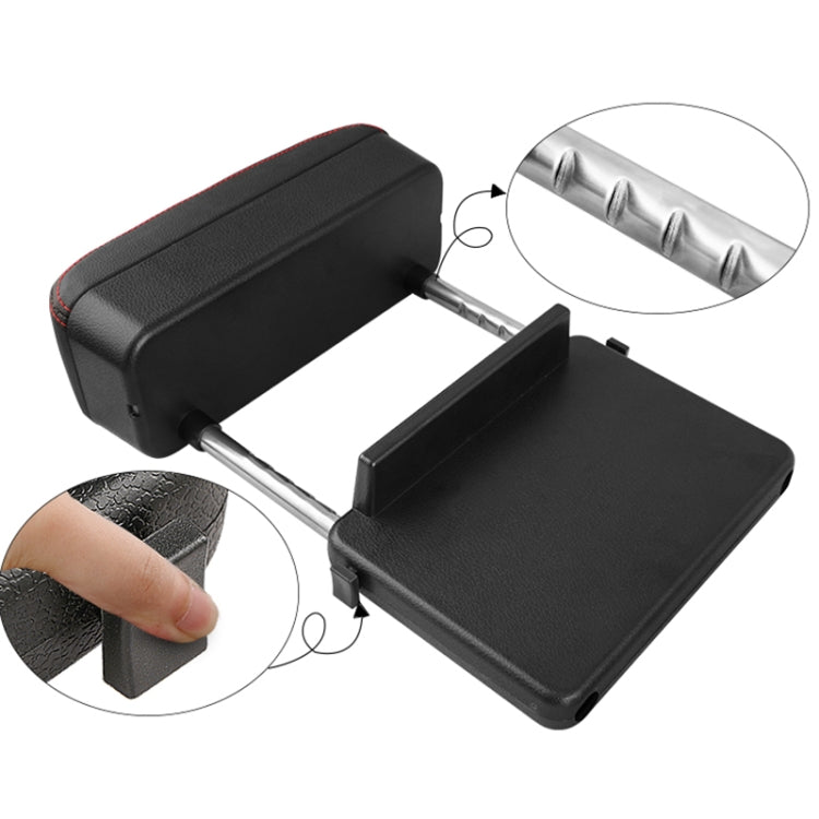Universal Car PU Leather Wrapped Armrest Box Cushion Car Armrest Box Mat with Storage Box (Black) - Stowing Tidying by PMC TechLife | Online Shopping South Africa | PMC TechLife | Buy Now Pay Later Mobicred
