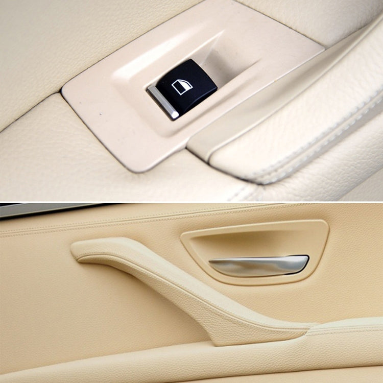 Car Imported Version Inside Doors Handle Pull Trim Cover 5141 7225 873 for BMW F10 F18, Left Driving (Dark Coffee) - Door Handles by PMC Jewellery | Online Shopping South Africa | PMC Jewellery | Buy Now Pay Later Mobicred