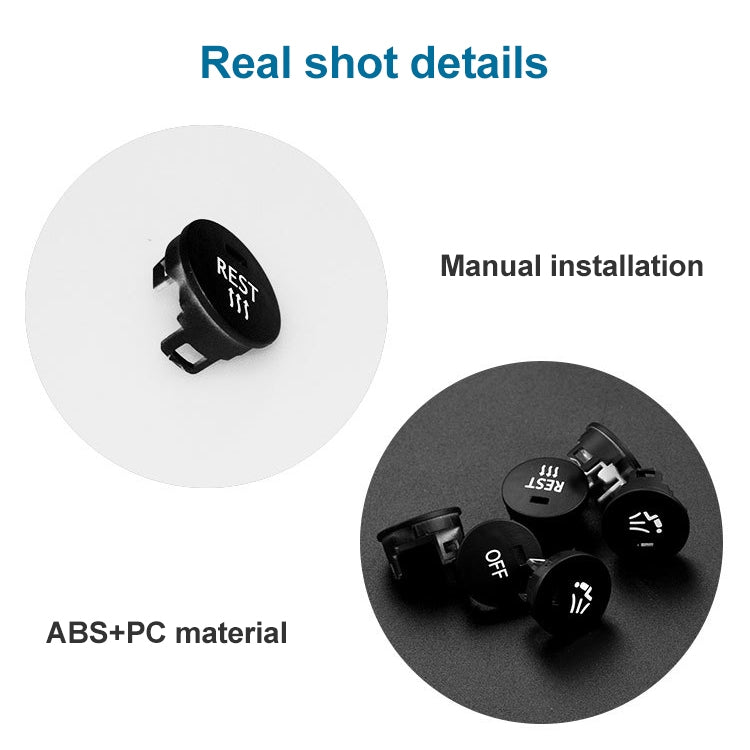 Car Air Conditioner Panel Switch Button REST Key 6131 9250 196-1 for BMW E60 2003-2010, Left Driving - free shipping - PMC TechLife - Order now!