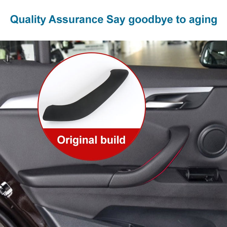 Car Left Side Inside Doors Handle Pull Trim Cover 51417417513 for BMW X1 2016-, Left Driving (Coffee) - Door Handles by PMC TechLife | Online Shopping South Africa | PMC TechLife | Buy Now Pay Later Mobicred