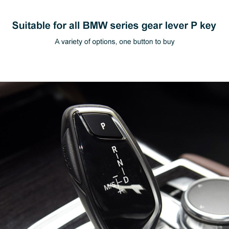 Car Gear Lever Auto Parking Button Letter P Cap for BMW G Chassis Series, Left Driving (Red) - Car Switches by PMC TechLife | Online Shopping South Africa | PMC TechLife | Buy Now Pay Later Mobicred