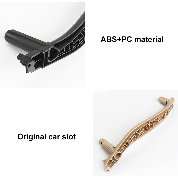 Car Left Side Inside Doors Handle Pull Trim Cover for BMW X5 / X6, Left Driving (Dark Coffee) - Door Handles by PMC TechLife | Online Shopping South Africa | PMC TechLife | Buy Now Pay Later Mobicred