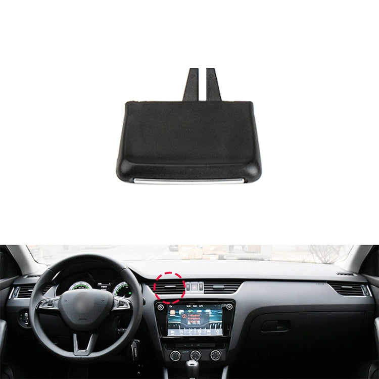 Car Middle Left Side No.2 Air Conditioning Exhaust Switch Paddle for Skoda Octavia 2014-2019, Left Driving - Air Conditioning System by PMC TechLife | Online Shopping South Africa | PMC TechLife | Buy Now Pay Later Mobicred