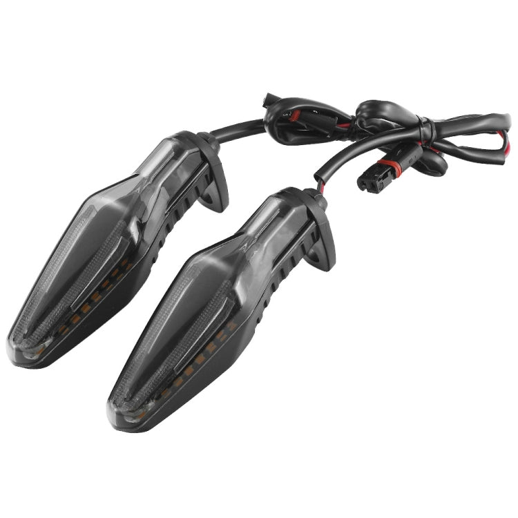 2pcs KC062 For BMW R1200 Motorcycle 18LEDs Turn Signal Light(Transparent Black) - Turn Signal by PMC TechLife | Online Shopping South Africa | PMC TechLife | Buy Now Pay Later Mobicred