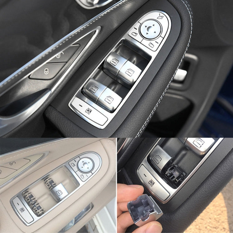 Car Auto Electronic Window Master Control Switch Button for Mercedes-Benz C Class W205 2015-2021 (Brown) - Car Switches by PMC TechLife | Online Shopping South Africa | PMC TechLife | Buy Now Pay Later Mobicred
