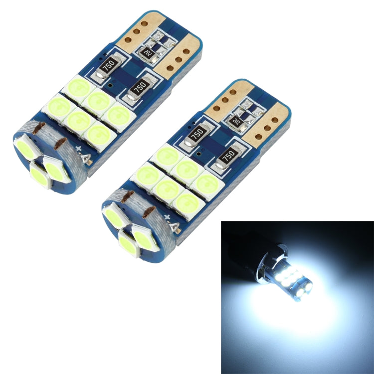 2 PCS T10 DC12 / 1W / 6000K / 80LM 9LEDs SMD-3030 Car Clearance Light(White Light) - Clearance Lights by PMC Jewellery | Online Shopping South Africa | PMC Jewellery | Buy Now Pay Later Mobicred