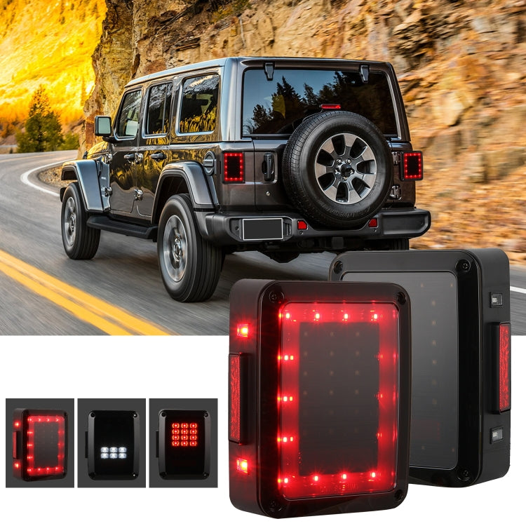 2 PCS Car Angel Eye Reversing Lights / Turn Light / Tail Light  for US Version Jeep Wrangler JK 2007-2017 - Arrow Turn Lights by PMC Jewellery | Online Shopping South Africa | PMC Jewellery | Buy Now Pay Later Mobicred