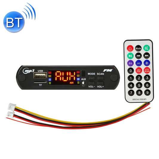 Car 12V Audio MP3 Player Decoder Board FM Radio TF USB 3.5mm AUX, with Bluetooth Function & Remote Control - Car MP3 & MP4 & MP5 by PMC Jewellery | Online Shopping South Africa | PMC Jewellery | Buy Now Pay Later Mobicred