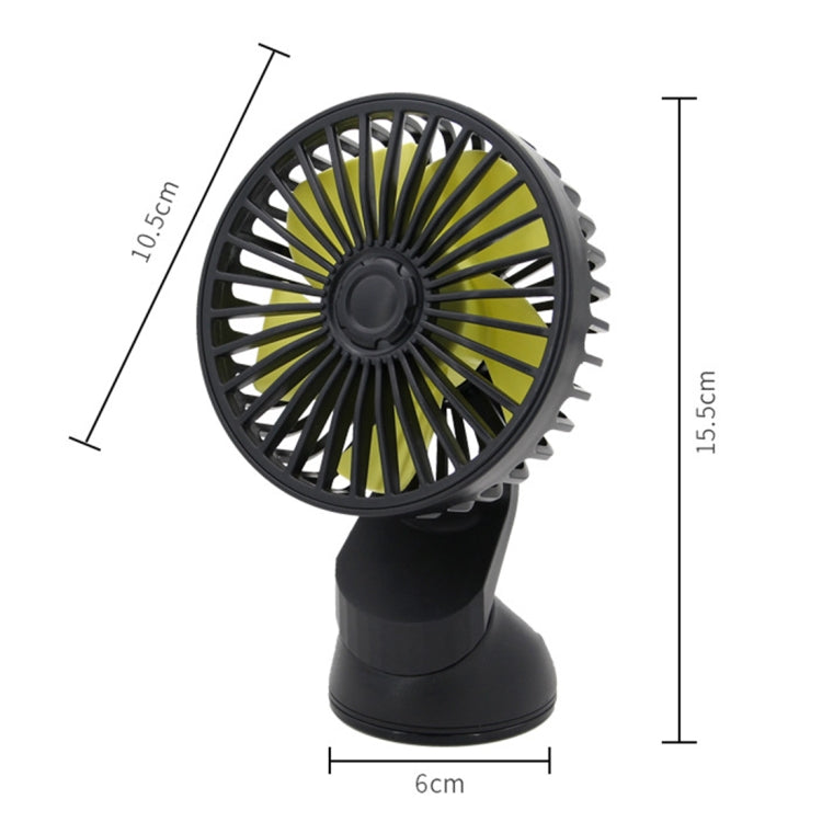 F402 Portable Car Center Console Sucker Electric Cooling Fan with Aromatherapy - Heating & Fans by PMC TechLife | Online Shopping South Africa | PMC TechLife