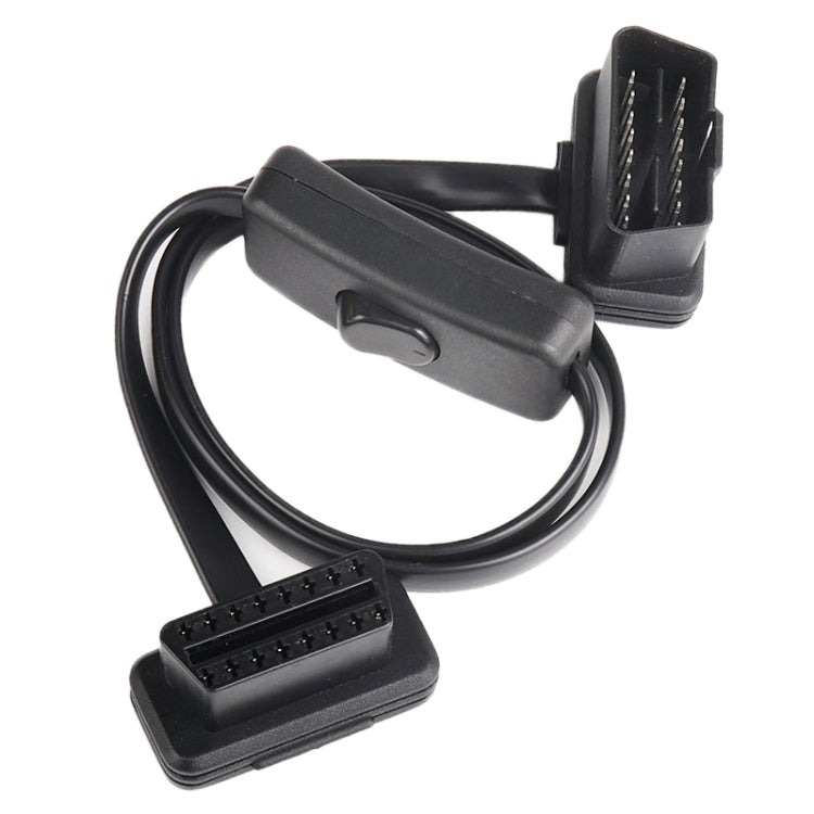 16PIN Car Ultra-thin OBD Diagnostic Extended Cable OBD2 Cable with Switch - free shipping - PMC TechLife - Order now!