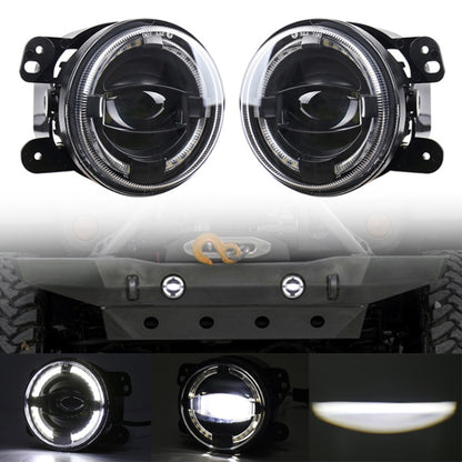 2 PCS 4 inch Car LED Angel Eyes Spotlight Modified Fog Lights for Jeep Wrangler / Dodge / Chrysler PT Cruiser - Work Lights by PMC Jewellery | Online Shopping South Africa | PMC Jewellery | Buy Now Pay Later Mobicred