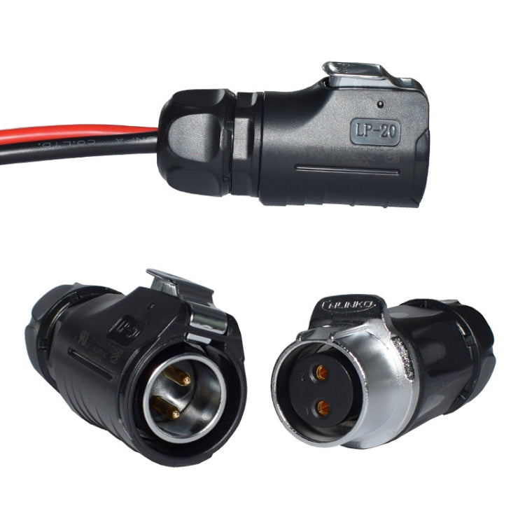 MC4 to LP20 2 Core Aviation Plug Female LED Display Connector - DIY Cables by PMC Jewellery | Online Shopping South Africa | PMC Jewellery | Buy Now Pay Later Mobicred