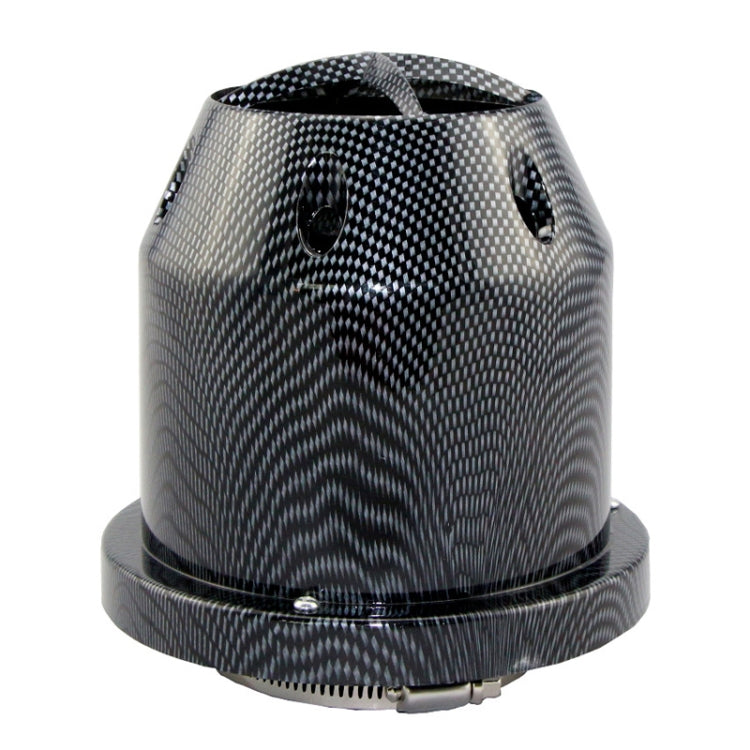 XH-UN005 Car Universal Modified High Flow Mushroom Head Style Intake Filter for 76mm Air Filter (Carbon Fiber Black) - Air Intake System by PMC Jewellery | Online Shopping South Africa | PMC Jewellery | Buy Now Pay Later Mobicred