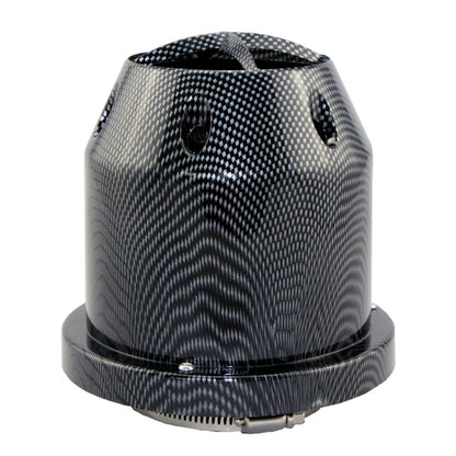 XH-UN005 Car Universal Modified High Flow Mushroom Head Style Intake Filter for 76mm Air Filter (Carbon Fiber Black) - Air Intake System by PMC Jewellery | Online Shopping South Africa | PMC Jewellery | Buy Now Pay Later Mobicred