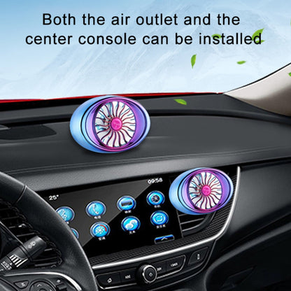 Car Vent Fan Multi-function USB Interface LED Lamp Portable Fan - Heating & Fans by PMC Jewellery | Online Shopping South Africa | PMC Jewellery | Buy Now Pay Later Mobicred