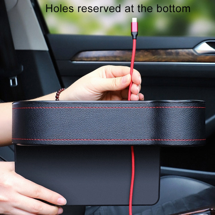2 PCS Car Multi-functional Console Box Cup Holder Seat Gap Side Storage Box (Black) - Stowing Tidying by PMC TechLife | Online Shopping South Africa | PMC TechLife | Buy Now Pay Later Mobicred