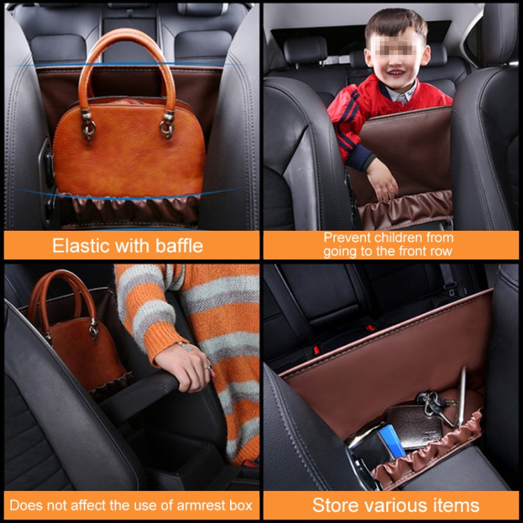 Car Front Seat Hanging Bag Mobile Phone Storage Bag (Brown) - Stowing Tidying by PMC Jewellery | Online Shopping South Africa | PMC Jewellery | Buy Now Pay Later Mobicred