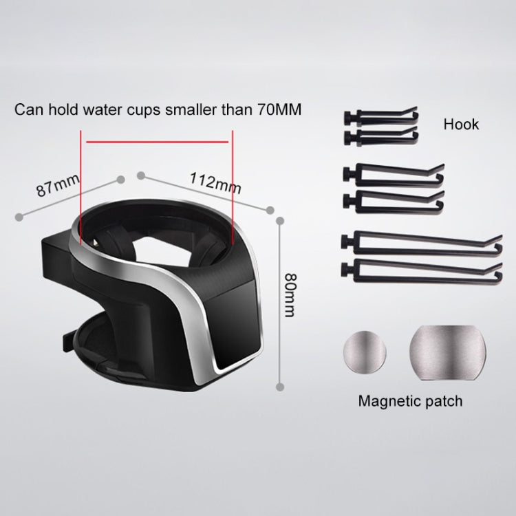 2 in 1 Car Air Outlet Magnetic Mount Beverage Cup Stand Phone Holder(Blue) - Car Drink Holders by PMC TechLife | Online Shopping South Africa | PMC TechLife | Buy Now Pay Later Mobicred
