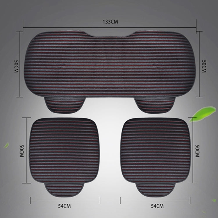 3 in 1 Car Seat Cushion Free Binding Half Inclusive Seat Mat Set (Blue) - Seat Accessories by PMC TechLife | Online Shopping South Africa | PMC TechLife | Buy Now Pay Later Mobicred