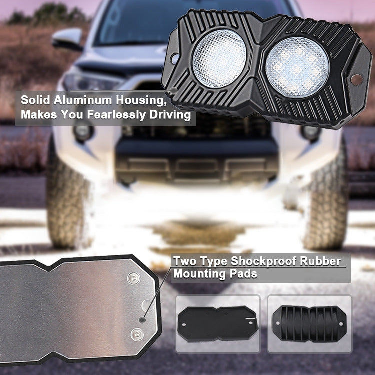 18W DC 12-24V 1.2A LED Double Row Car Bottom Light / Chassis Light / Yacht Deck Atmosphere Light (Red Light) - Decorative Lights by PMC TechLife | Online Shopping South Africa | PMC TechLife | Buy Now Pay Later Mobicred