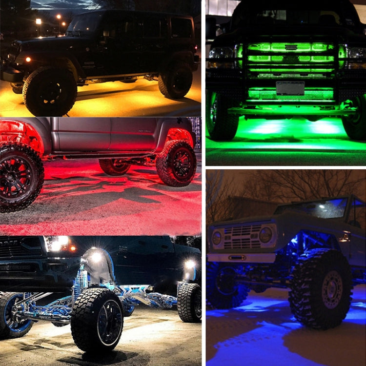 18W DC 12-24V 1.2A LED Double Row Car Bottom Light / Chassis Light / Yacht Deck Atmosphere Light (Red Light) - Decorative Lights by PMC TechLife | Online Shopping South Africa | PMC TechLife | Buy Now Pay Later Mobicred