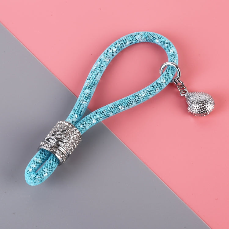Car Diamond Metal + Plastic Keychain (Baby Blue) - Key Rings by PMC TechLife | Online Shopping South Africa | PMC TechLife