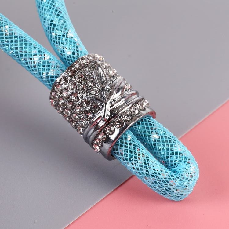 Car Diamond Metal + Plastic Keychain (Baby Blue) - Key Rings by PMC TechLife | Online Shopping South Africa | PMC TechLife