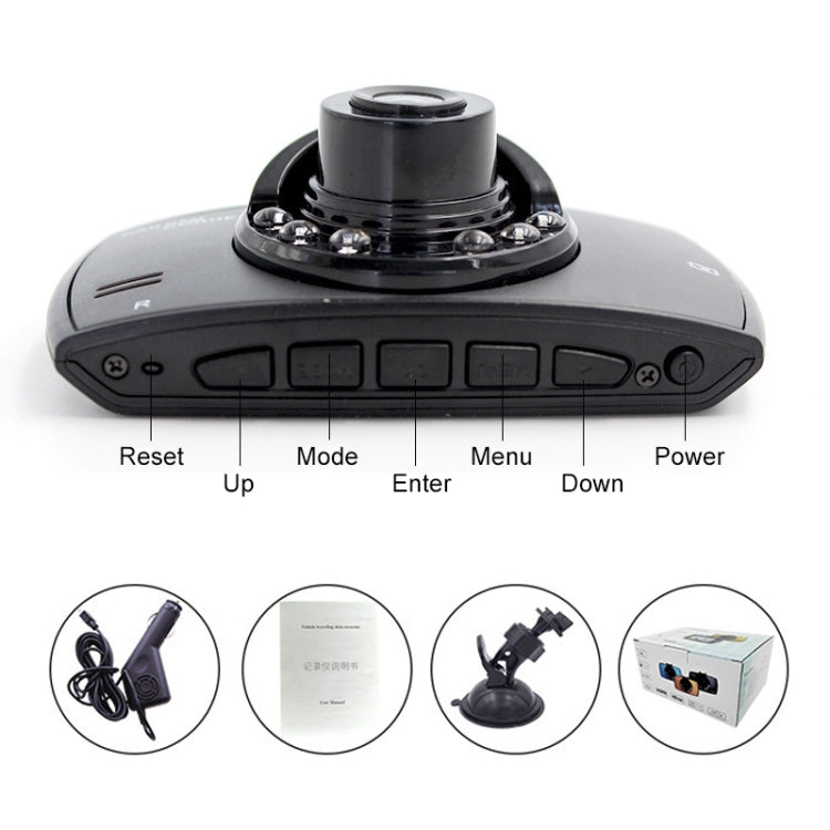 G30 2.2 inch Car 480P Single Recording Driving Recorder DVR Support Parking Monitoring / Loop Recording - Car DVRs by PMC Jewellery | Online Shopping South Africa | PMC Jewellery | Buy Now Pay Later Mobicred