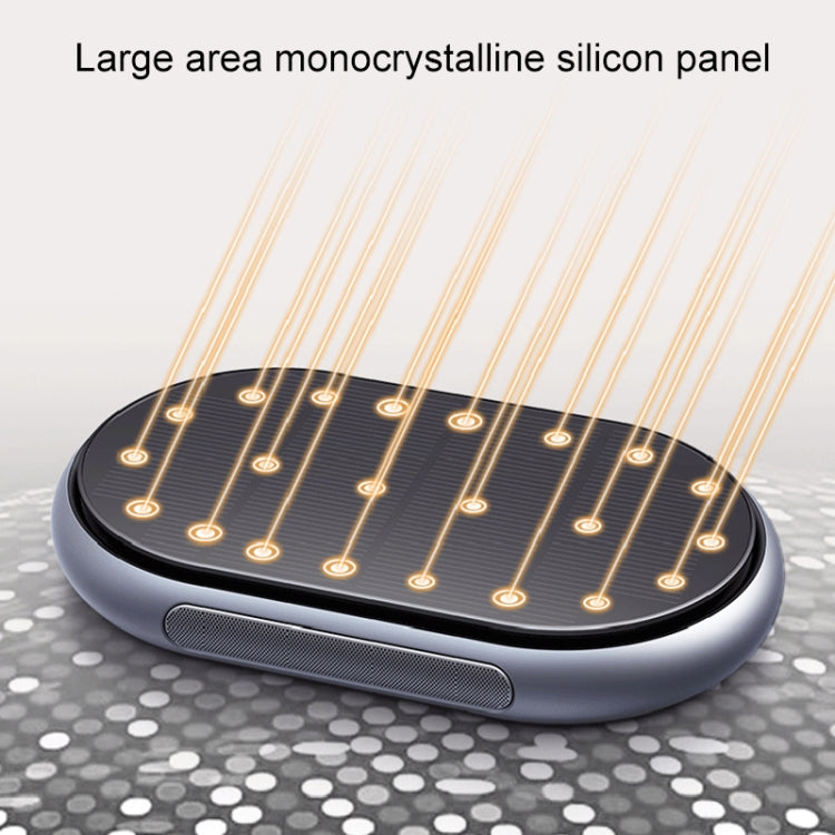 Car Wireless Negative Ion Solar Air Purifier(Blue) - Air Purifier by PMC TechLife | Online Shopping South Africa | PMC TechLife | Buy Now Pay Later Mobicred