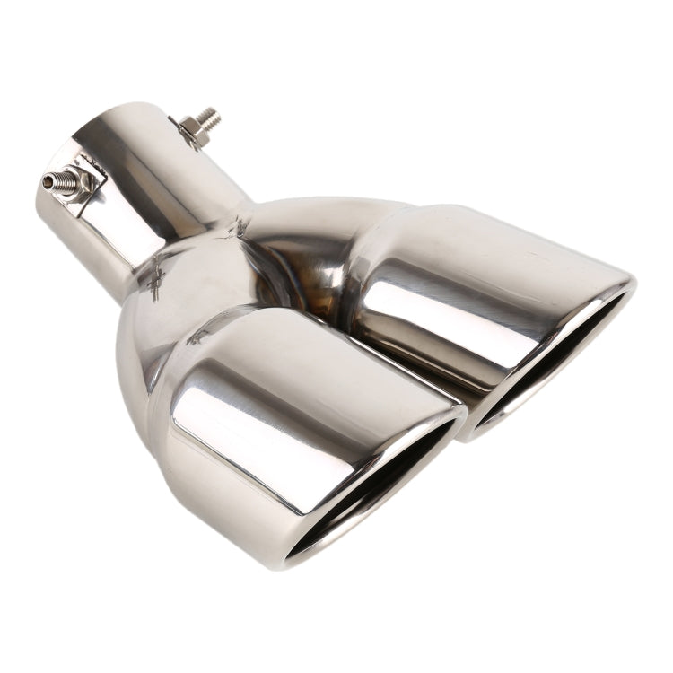 Universal Car Styling Stainless Steel Elbow Exhaust Tail Muffler Tip Pipe, Inside Diameter: 6cm (Silver) - Exhaust Pipes by PMC TechLife | Online Shopping South Africa | PMC TechLife | Buy Now Pay Later Mobicred