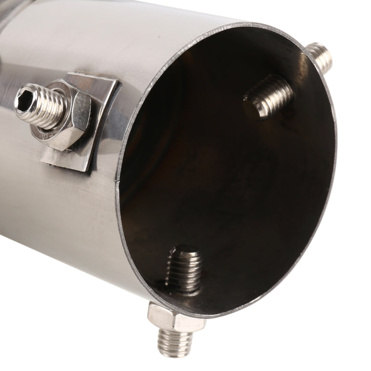 Universal Car Styling Stainless Steel Elbow Exhaust Tail Muffler Tip Pipe, Inside Diameter: 6cm (Silver) - Exhaust Pipes by PMC TechLife | Online Shopping South Africa | PMC TechLife | Buy Now Pay Later Mobicred