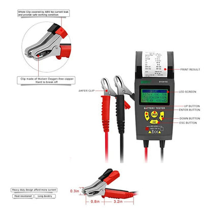 DUOYI DY3015C Car 24V Battery Tester - Electronic Test by DUOYI | Online Shopping South Africa | PMC Jewellery | Buy Now Pay Later Mobicred