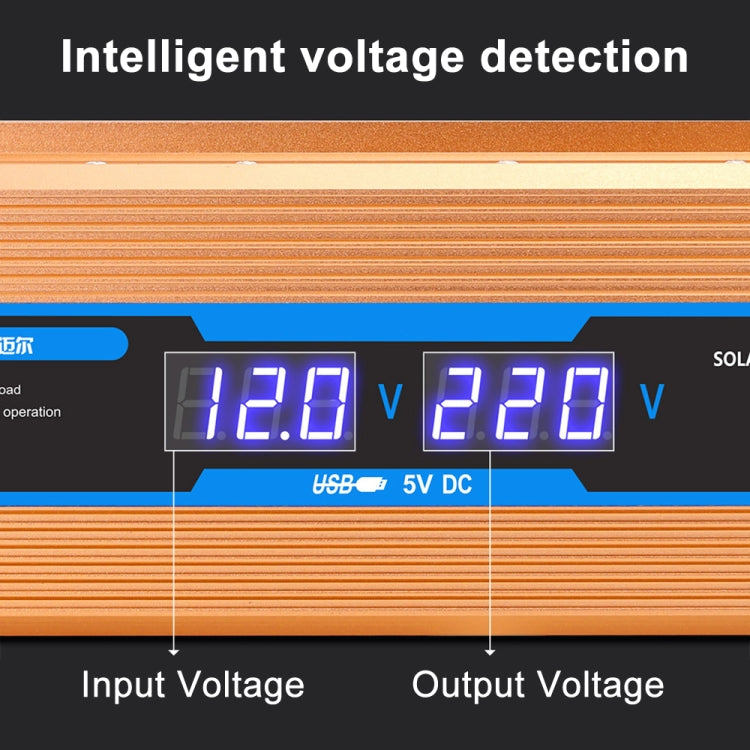 Carmaer Modified Sine Wave 60V to 220V 500W Car Multi-function Double Digital Display Inverter Household Power Converter - Modified Square Wave by PMC TechLife | Online Shopping South Africa | PMC TechLife | Buy Now Pay Later Mobicred