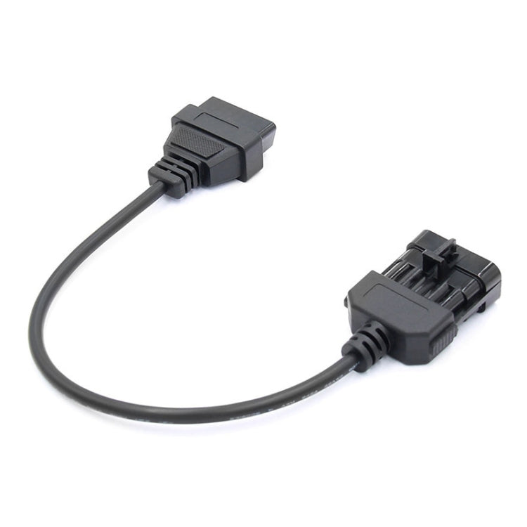 10Pin to 16Pin Car OBD2 Conversion Cable OBDII Diagnostic Adapter Cable for Opel - Cables & Connectors by PMC Jewellery | Online Shopping South Africa | PMC Jewellery | Buy Now Pay Later Mobicred