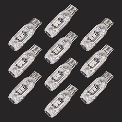 10 PCS T10 DC12V / 1W Car Clearance Light 5LEDs SMD-3030 Lamp Beads (Blue Light) - Clearance Lights by PMC Jewellery | Online Shopping South Africa | PMC Jewellery | Buy Now Pay Later Mobicred