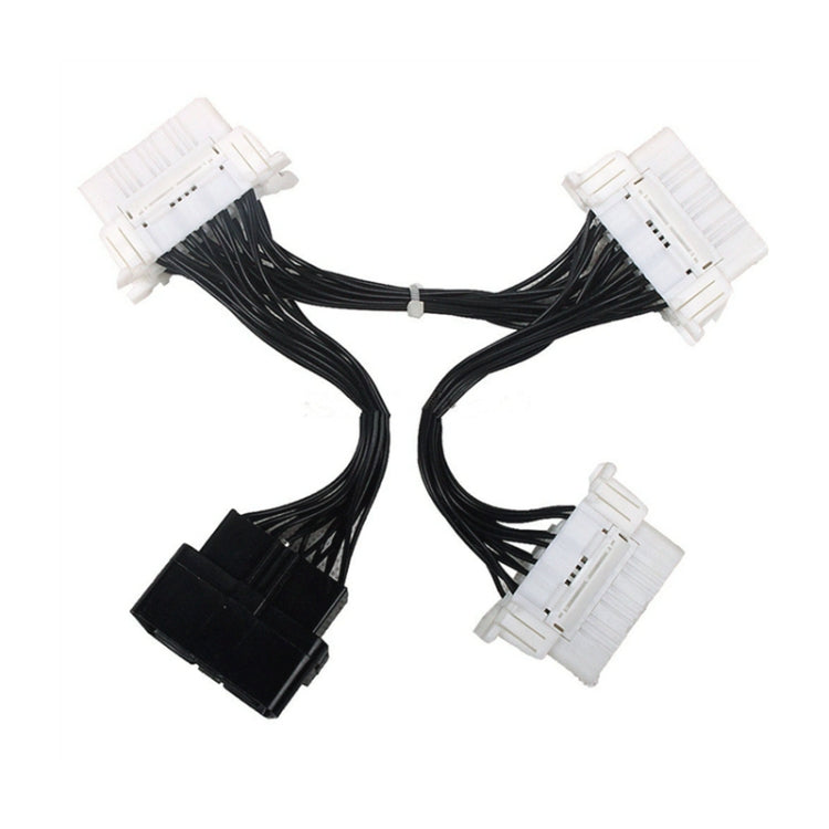 ELM327 OBD2 16Pin Male to 3 Female Car Diagnostic Cable - Cables & Connectors by PMC Jewellery | Online Shopping South Africa | PMC Jewellery | Buy Now Pay Later Mobicred