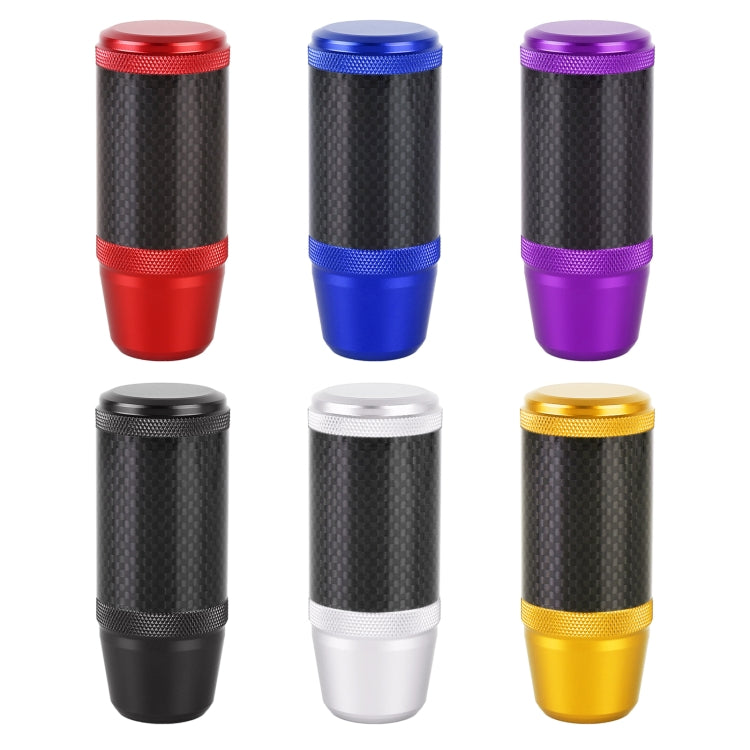 Universal Car Carbon Fiber Metal Gear Shift Knob (Silver) - Shift Knob by PMC TechLife | Online Shopping South Africa | PMC TechLife | Buy Now Pay Later Mobicred