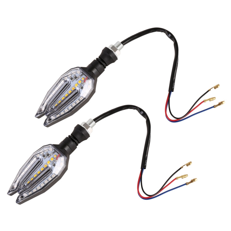 Motorcycle Turn Signal Light DC12V 1W 33LEDs SMD-3528 Lamp Beads (Blue Light) - Signal Lights by PMC Jewellery | Online Shopping South Africa | PMC Jewellery | Buy Now Pay Later Mobicred