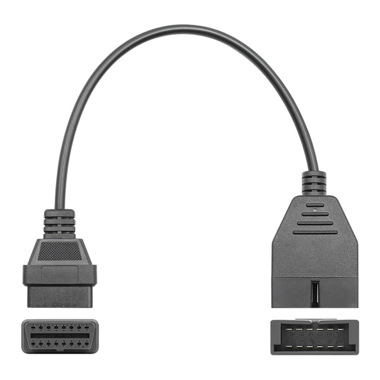 12Pin to 16Pin Car OBD2 Conversion Cable OBDII Diagnostic Adapter Cable for GM - Cables & Connectors by PMC TechLife | Online Shopping South Africa | PMC TechLife | Buy Now Pay Later Mobicred