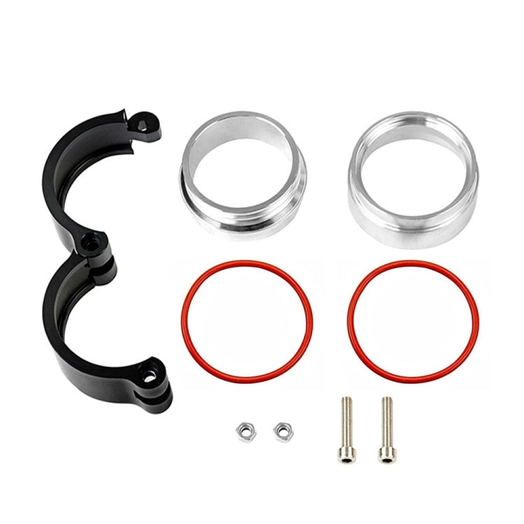 2.5 inch Car Exhaust V-band Clamp with Flange - Booster Cable & Clip by PMC TechLife | Online Shopping South Africa | PMC TechLife | Buy Now Pay Later Mobicred