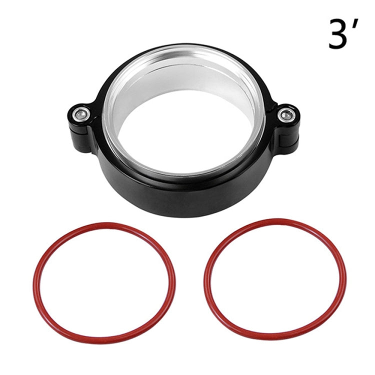 3.0 inch Car Exhaust V-band Clamp with Flange - Booster Cable & Clip by PMC TechLife | Online Shopping South Africa | PMC TechLife | Buy Now Pay Later Mobicred