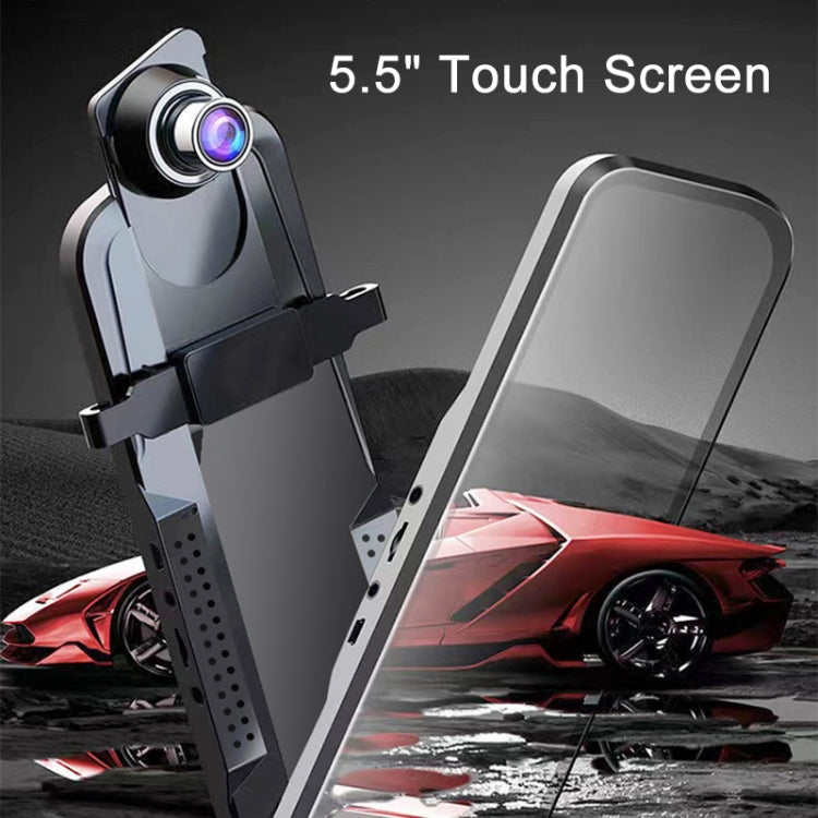 K5 5.5 inch Car Streaming Media Double Recording Vision Driving Recorder - Car DVRs by PMC TechLife | Online Shopping South Africa | PMC TechLife | Buy Now Pay Later Mobicred