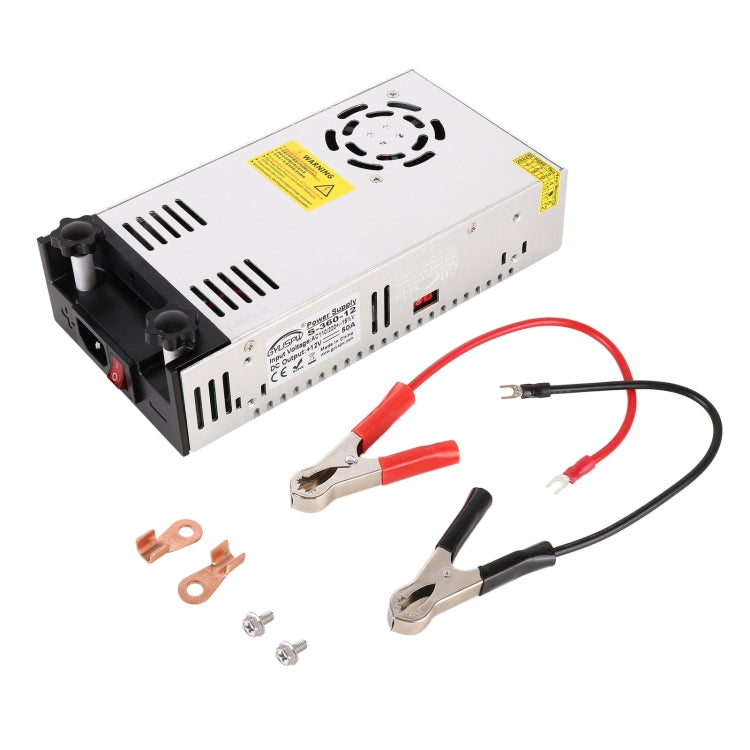 S-360-12 DC12V 360W 30A DIY Regulated DC Switching Power Supply Power Step-down Transformer with Clip - Step-down Transformer by PMC TechLife | Online Shopping South Africa | PMC TechLife | Buy Now Pay Later Mobicred