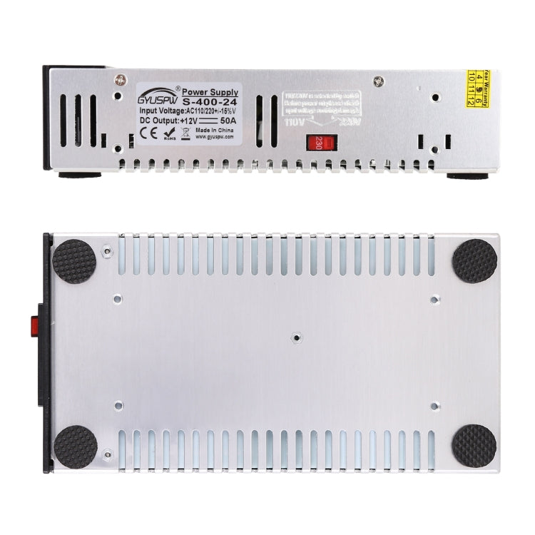 S-400-24 DC24V 400W 16.7A DIY Regulated DC Switching Power Supply Power Step-down Transformer with Clip, EU Plug - Step-down Transformer by PMC TechLife | Online Shopping South Africa | PMC TechLife | Buy Now Pay Later Mobicred