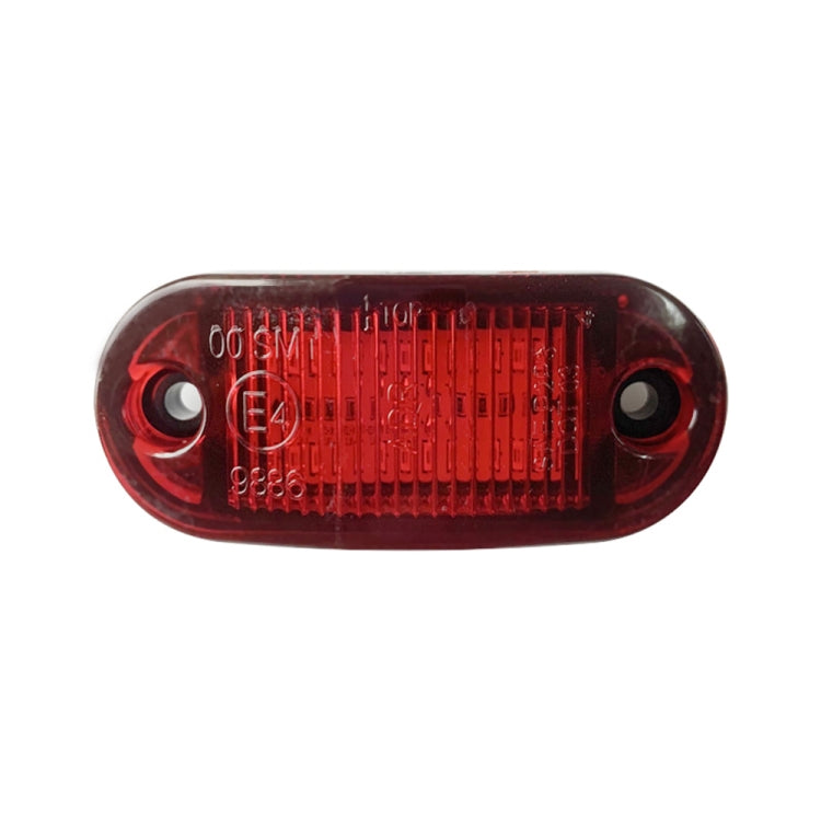 10 PCS MK-019 Car / Truck 6LEDs Side Marker Indicator Lights Bulb Lamp (Red Light) - Clearance Lights by PMC Jewellery | Online Shopping South Africa | PMC Jewellery