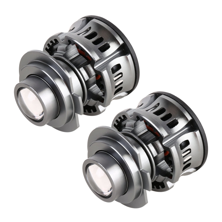 1 Pair H7 27W / DC12V Car Aluminum Alloy LED Headlight (White Light) - LED Headlamps by PMC TechLife | Online Shopping South Africa | PMC TechLife | Buy Now Pay Later Mobicred