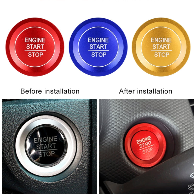 Car Engine Start Key Push Button Ring Trim Sticker for Honda(Gold) - Decoration Rings by PMC TechLife | Online Shopping South Africa | PMC TechLife | Buy Now Pay Later Mobicred