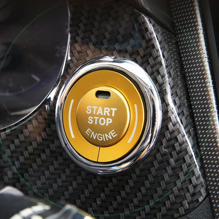 Car Engine Start Key Push Button Ring Trim Sticker for Infiniti (Gold) - Decoration Rings by PMC TechLife | Online Shopping South Africa | PMC TechLife | Buy Now Pay Later Mobicred