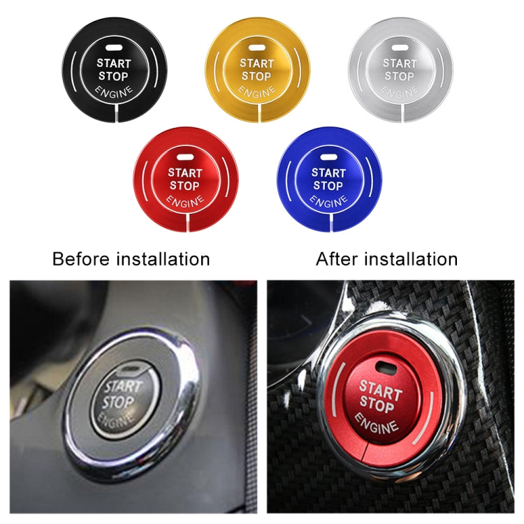 Car Engine Start Key Push Button Ring Trim Sticker for Infiniti (Gold) - Decoration Rings by PMC TechLife | Online Shopping South Africa | PMC TechLife | Buy Now Pay Later Mobicred
