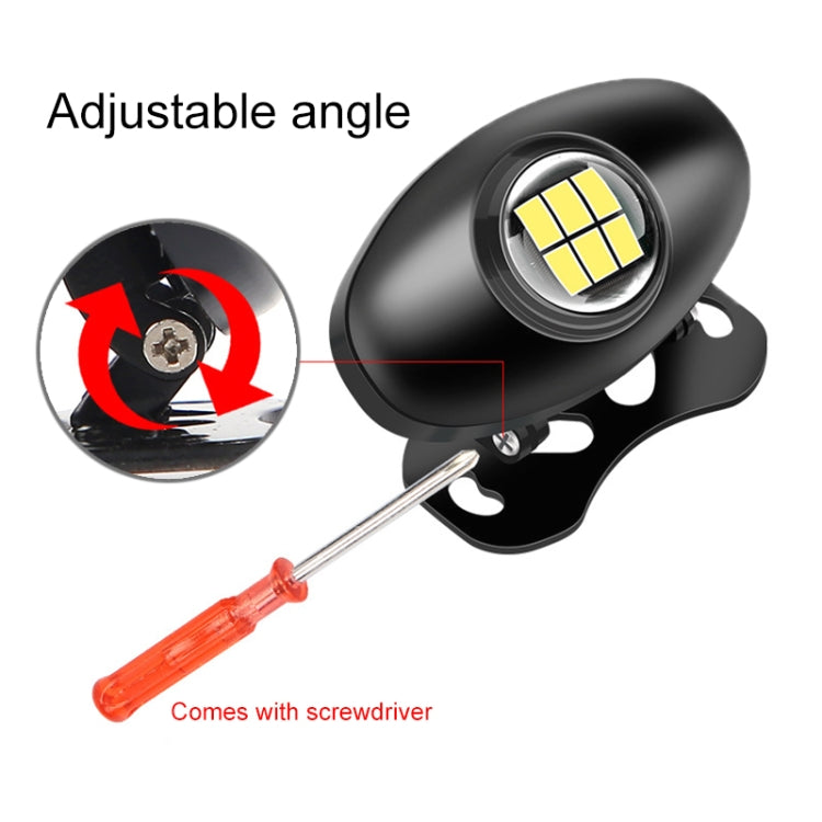 Car Adjustable LED Super Bright Flashing Reversing Light (Silver) - Warning Lights by PMC Jewellery | Online Shopping South Africa | PMC Jewellery | Buy Now Pay Later Mobicred
